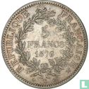 France 5 francs 1876 (K) - Image 1