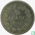 België ¼ franc 1835 (met BRAEMT F.) - Afbeelding 1