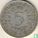 Duitsland 5 mark 1957 (F) - Afbeelding 1