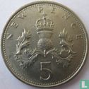 Royaume-Uni 5 new pence 1970 - Image 2