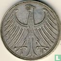 Duitsland 5 mark 1957 (F) - Afbeelding 2