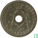 Belgium 25 centimes 1921 (NLD) - Image 1