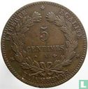 France 5 centimes 1879 (ancher without bar) - Image 2