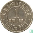 Nederlands-Indië 1 dollar 1886 Plantagegeld, Sumatra, Dolok Estate - Afbeelding 1