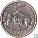 Verenigde Staten ¼ dollar 2006 (D) "South Dakota" - Afbeelding 1