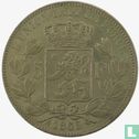België 5 francs (1865/1855 - zonder punt na F) - Afbeelding 1
