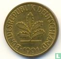 Duitsland 10 pfennig 1991 (D) - Afbeelding 1
