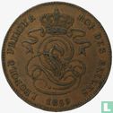 België 2 centimes 1859 - Afbeelding 1