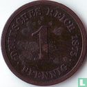 German Empire 1 pfennig 1875 (D) - Image 1