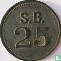 St Bavo kliniek 25 cent 1934 - Afbeelding 1