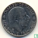 France 1 franc 1988 (with mintmarks) "30th anniversary of the Fifth Republic" - Image 2