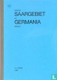 Opdruk Saargebiet op Germania zegels - Afbeelding 1