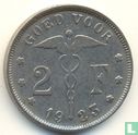 Belgium 2 francs 1923 (NLD) - Image 1