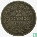Belgium 2 francs 1843 - Image 1