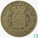 Belgique ¼ franc 1850 - Image 1