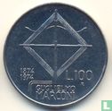 Italie 100 lire 1974 "100th anniversary Birth of Guglielmo Marconi" - Image 1