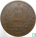France 10 centimes 1870 - Image 2