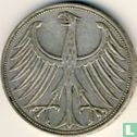Allemagne 5 mark 1951 (F) - Image 2