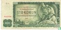 Tchécoslovaquie 100 Korun (préfixe X01-24) - Image 1