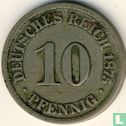 Duitse Rijk 10 pfennig 1875 (B) - Afbeelding 1