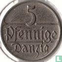Dantzig 5 pfennige 1923 - Image 2