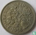 Royaume-Uni 6 pence 1958 - Image 1