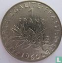France 1 franc 1960 (small 0) - Image 1