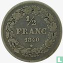 Belgique ½ franc 1840 - Image 1