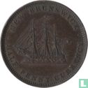 Nouveau-Brunswick ½ penny 1854 (cuivre) - Image 2
