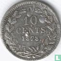 Nederland 10 cents 1878 - Afbeelding 1