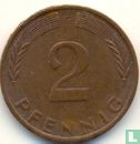 Duitsland 2 pfennig 1971 (G) - Afbeelding 2
