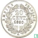 Frankrijk 20 centimes 1860 (A) - Afbeelding 1