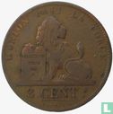 België 2 centimes 1861 - Afbeelding 2