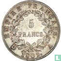 Frankrijk 5 francs 1809 (A) - Afbeelding 1
