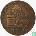 België 2 centimes 1846