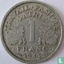France 1 franc 1943 (without B) - Image 1