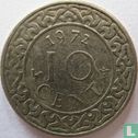 Suriname 10 cents 1972
