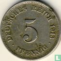 German Empire 5 pfennig 1913 (J) - Image 1