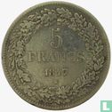 België 5 francs 1847 - Afbeelding 1