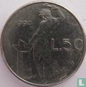 Italië 50 lire 1990 - Afbeelding 1