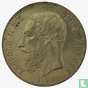 Belgique 5 francs 1867 (petite tête - sans point après F) - Image 2