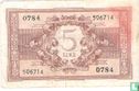 Italien 5 Lire (P31c) - Bild 2