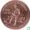 Vereinigte Staaten 1 Cent 2009 (verkupferten Zink - D) "Lincoln bicentennial - Formative years in Indiana" - Bild 2