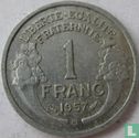 France 1 franc 1957 (avec B) - Image 1