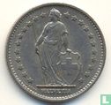 Zwitserland 1 franc 1968 (zonder B) - Afbeelding 2