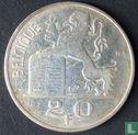 Belgium 20 francs 1954 (FRA) - Image 2