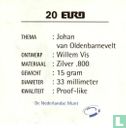 Nederland 20 Euro 1997 "Johan van Oldenbarnevelt" - Bild 3