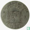 Belgium 1 franc 1866 - Image 1