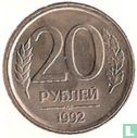 Russia 20 rubles 1992 (IIMD) - Image 1