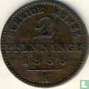 Pruisen 2 pfenninge 1856 - Afbeelding 1